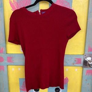 VIVIENNE TAM shirt sleeve knit top